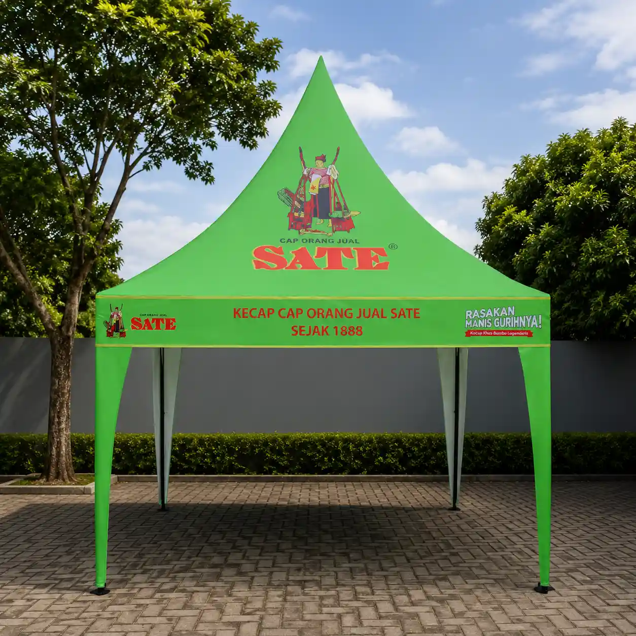 tenda promosi kerucut 10