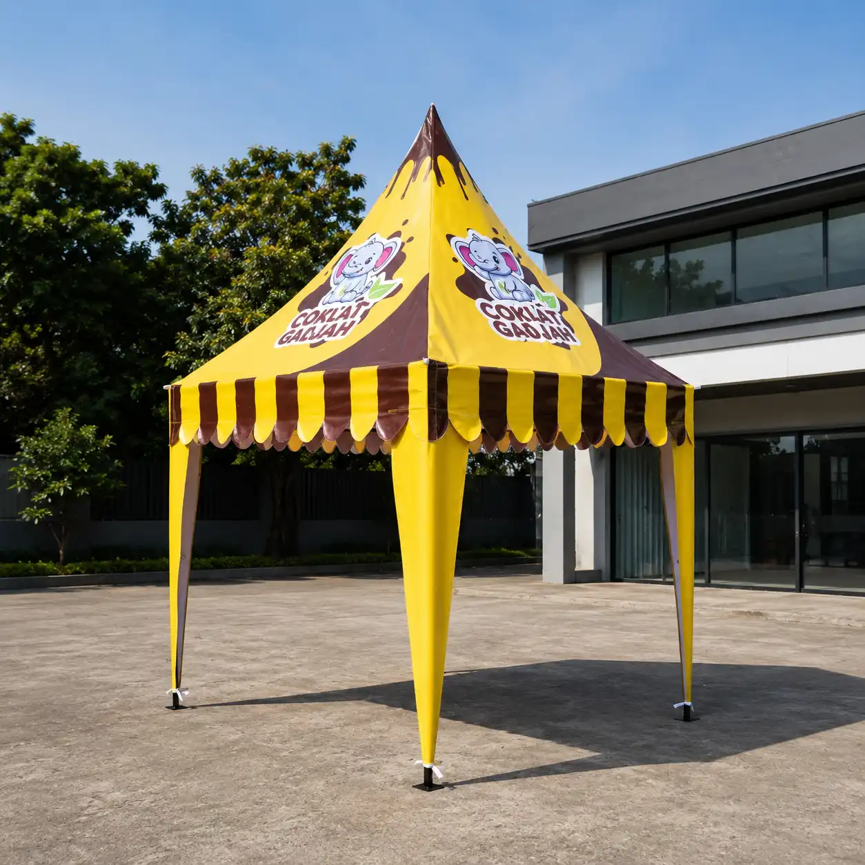 tenda promosi kerucut 8